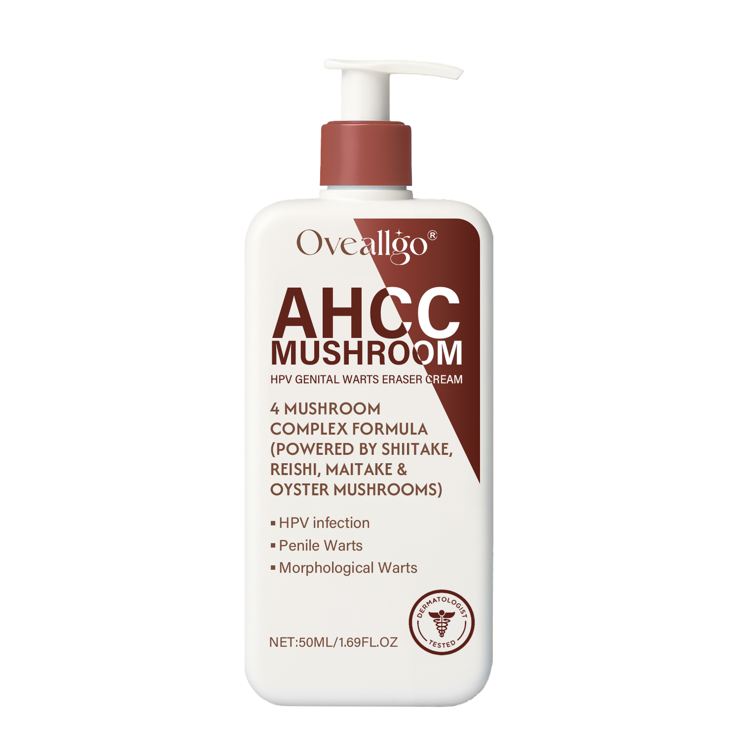 Oveallgo® AHCC PROMAX Mushroom HPV Genital Warts Eraser Cream Pro