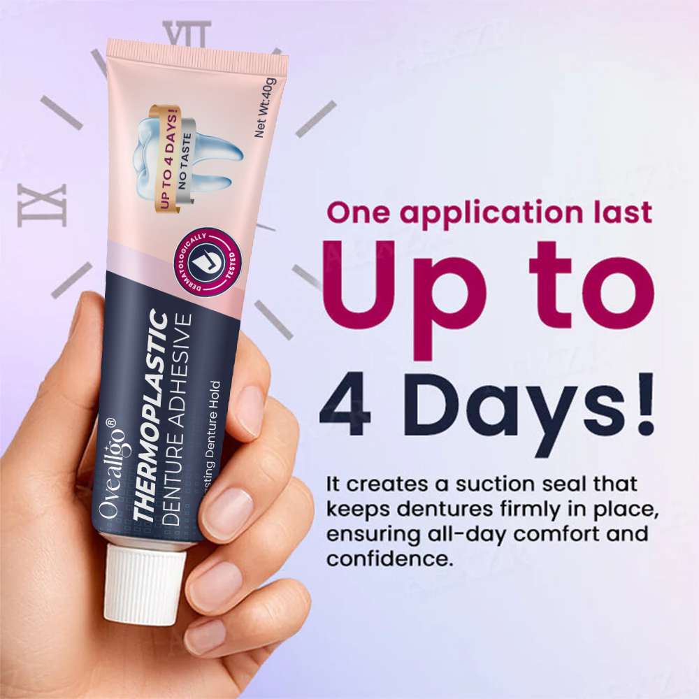Oveallgo® Thermoplastic PRO Denture Adhesive