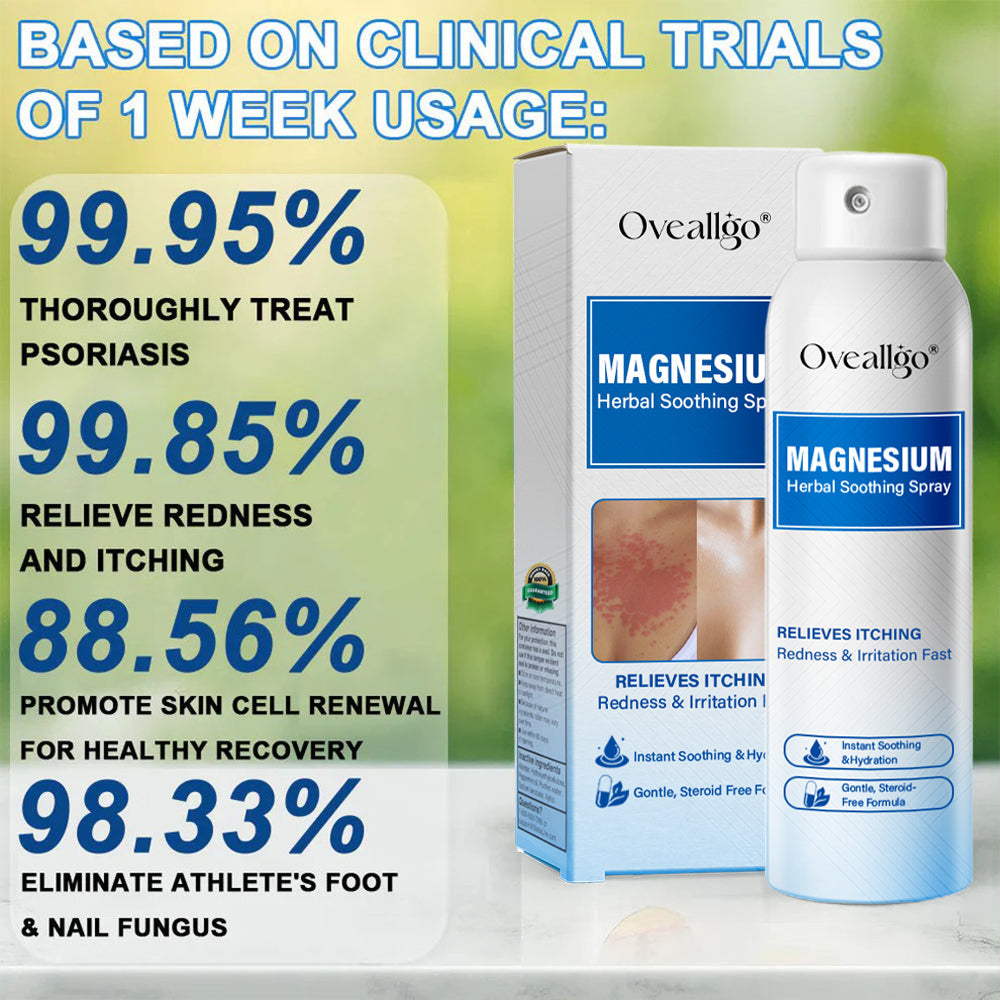 Oveallgo® Magnesium PRO Herbal Psoriasis Spray