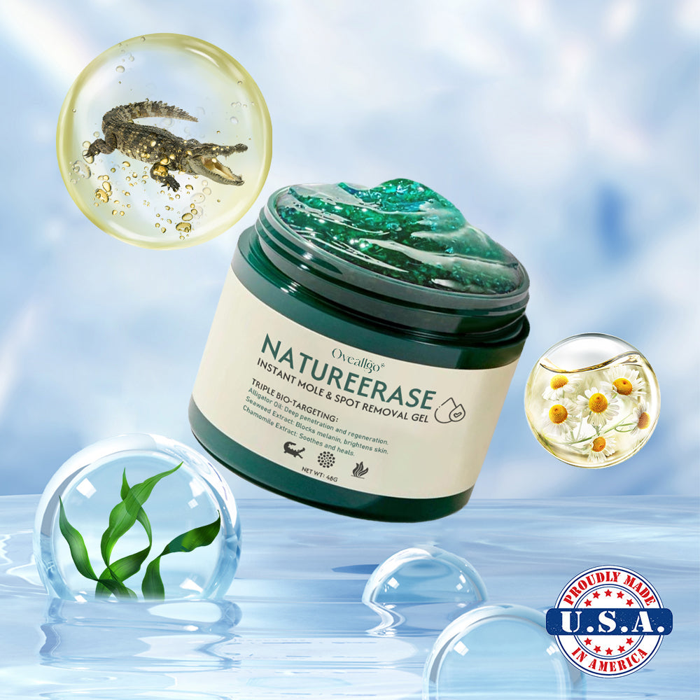 ✅ Official Store: Oveallgo® NatureErase Pro Instant Alligator Oil Mole & Spot Removal Gel