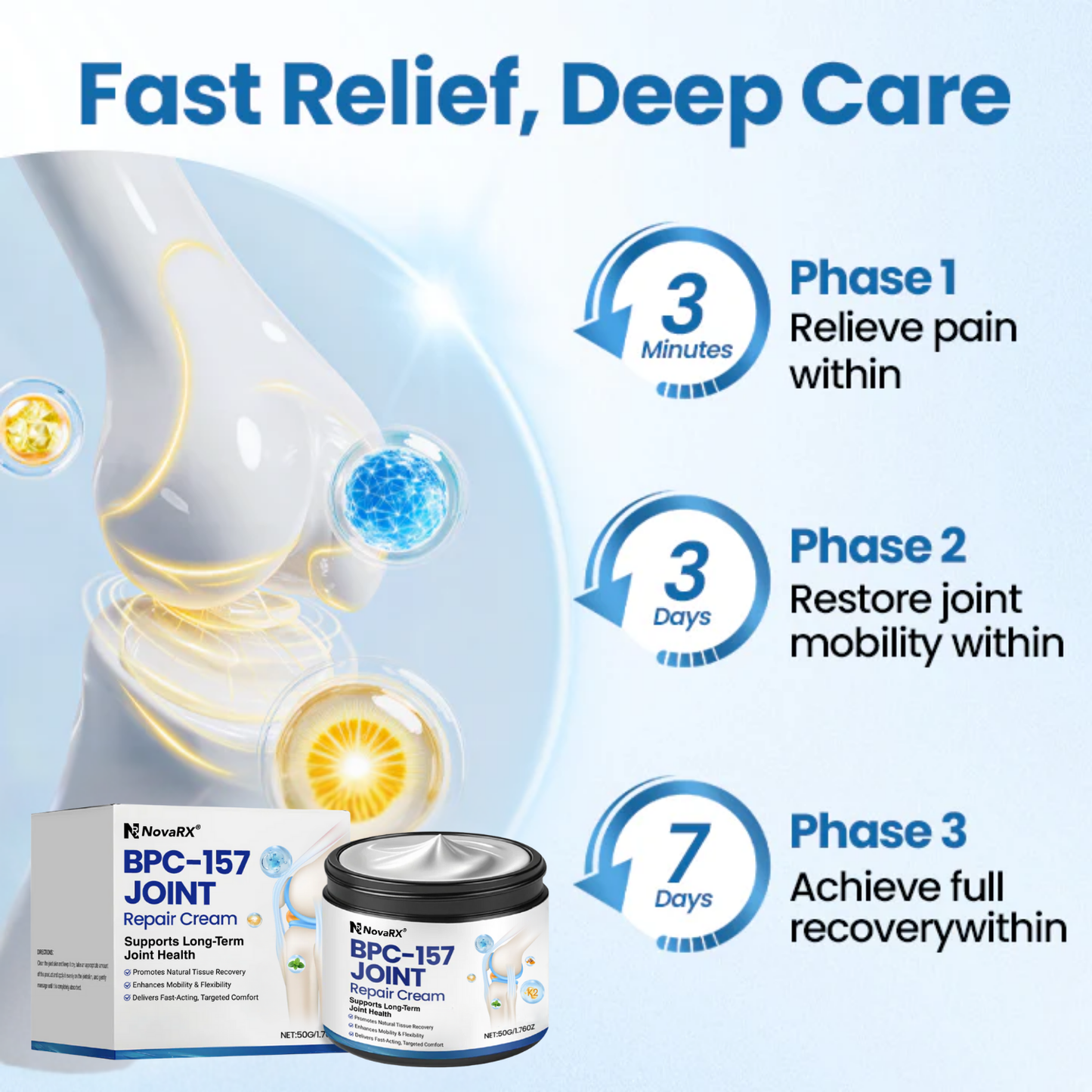 NovaRX® BPC-157 PRO Joint Repair Cream