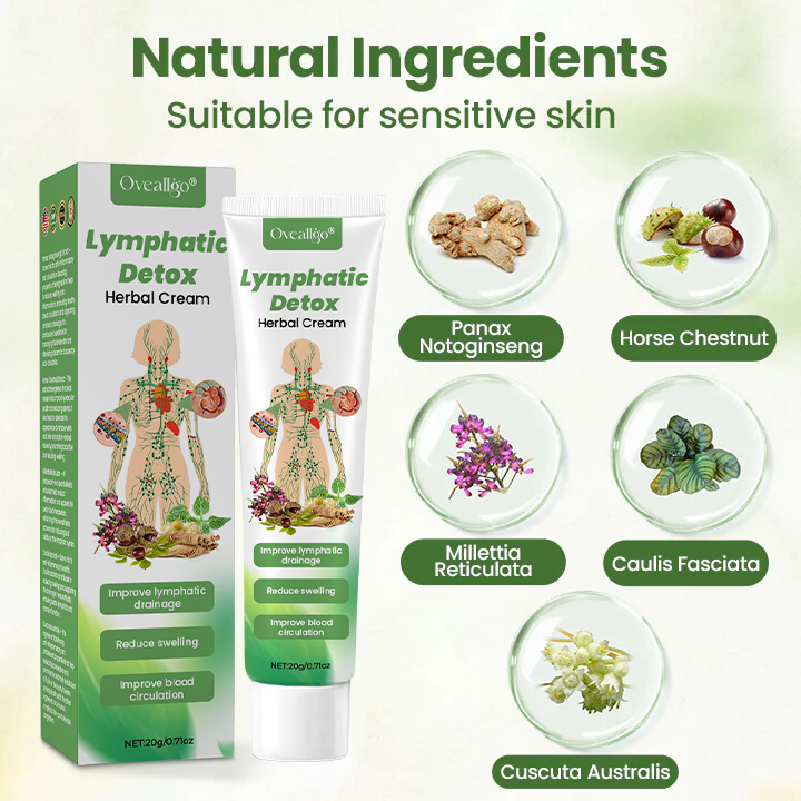 Oveallgo® Lymphatic PRO Detox Herbal Cream
