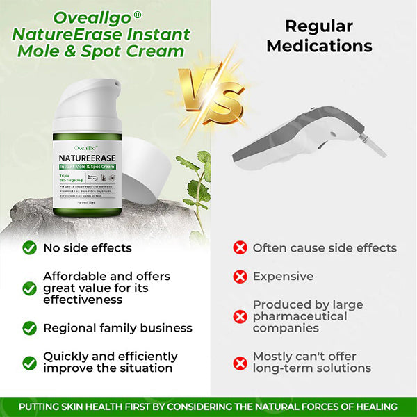 ✅ Official Store: Oveallgo® NatureErase MAX Instant Mole & Spot Cream