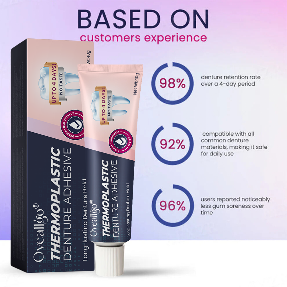 Oveallgo® Thermoplastic PRO Denture Adhesive