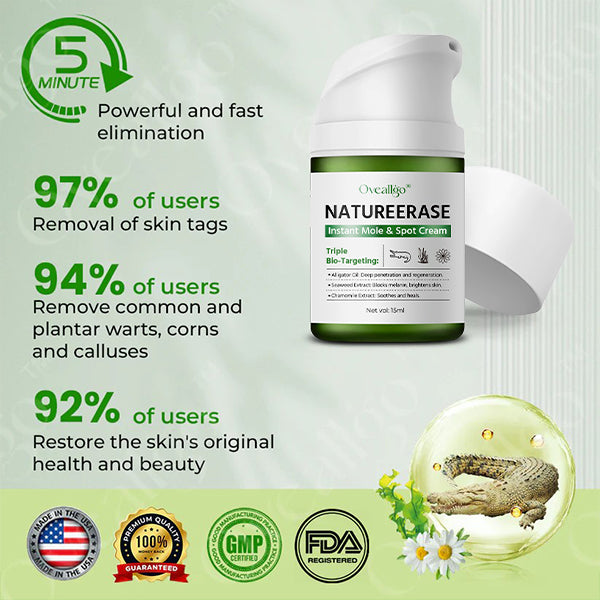 ✅ Official Store: Oveallgo® NatureErase MAX Instant Mole & Spot Cream