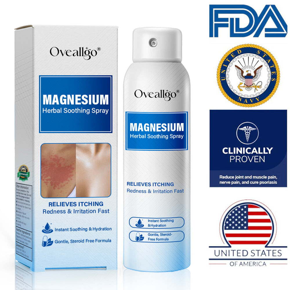Oveallgo® Magnesium PRO Herbal Psoriasis Spray