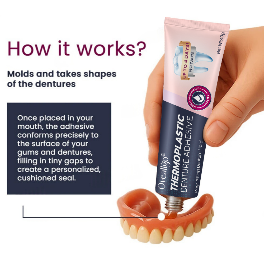 Oveallgo® Thermoplastic PRO Denture Adhesive