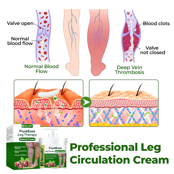 NovaRX® FluidEase ULTRA Leg Therapy Edema Cream