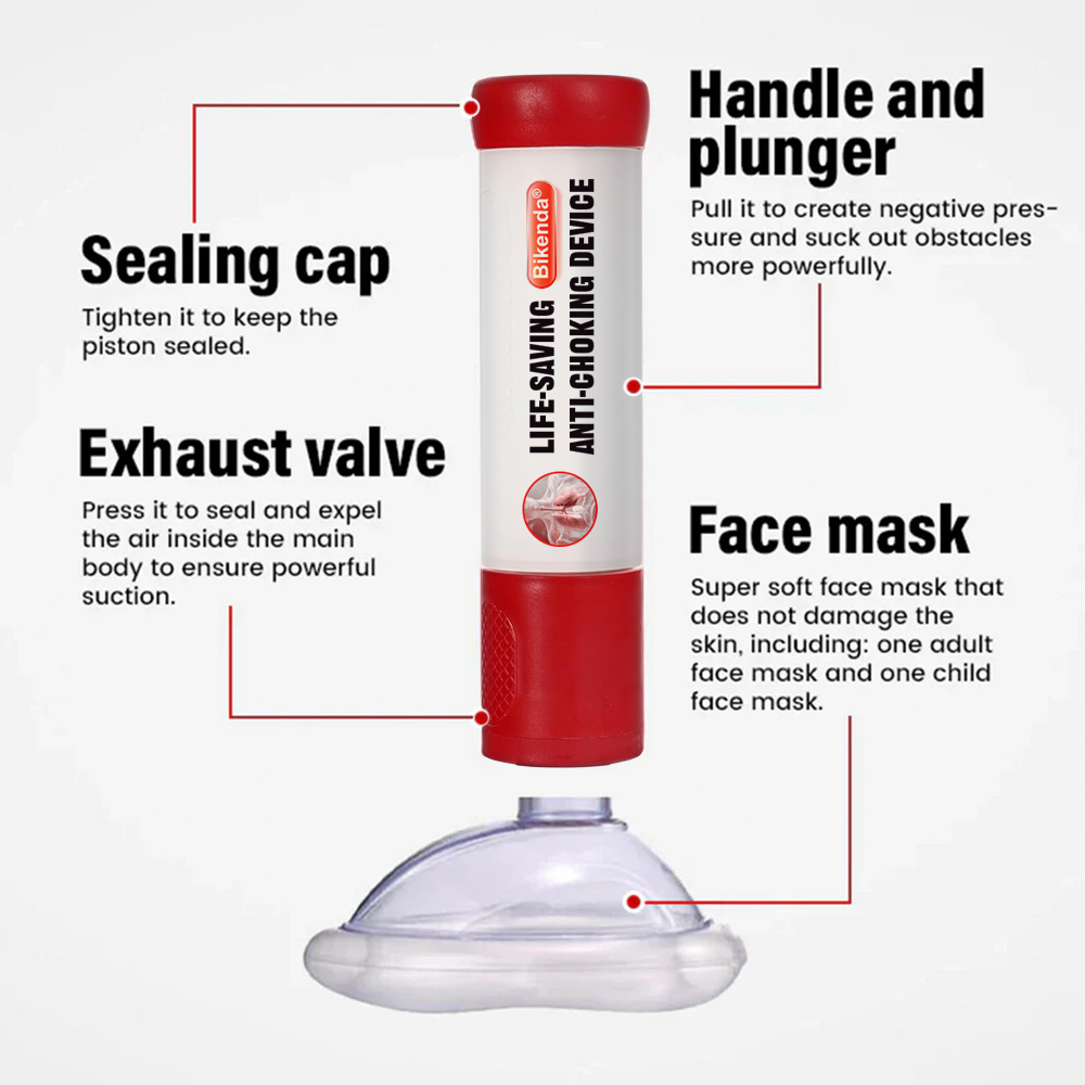 Bikenda® Guardian Life-Saving Anti-Choking Device