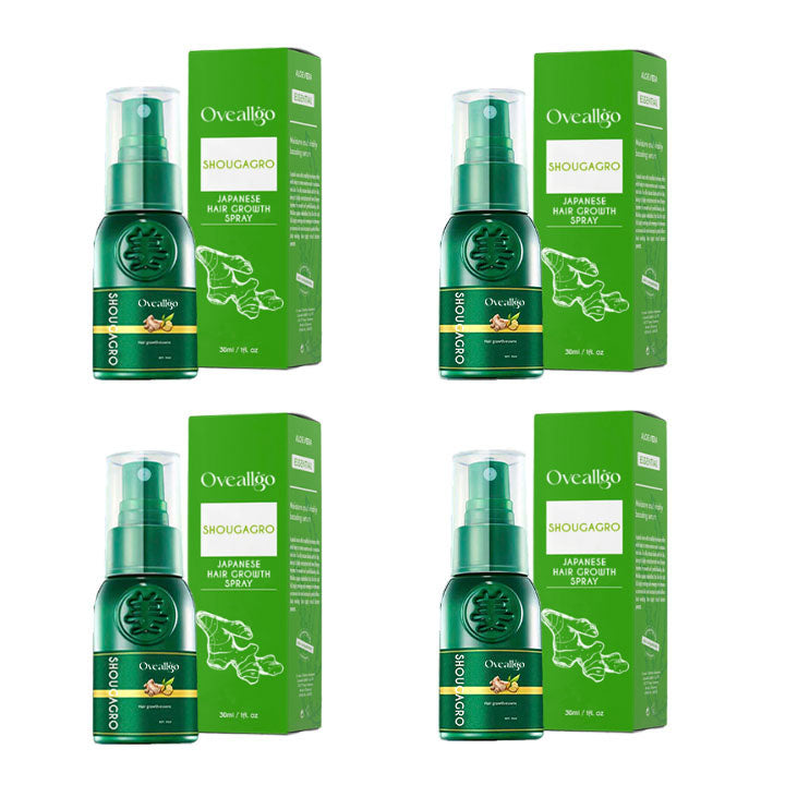 ✅Official Store: Oveallgo™ New ShougaGRO Japanese Hair Growth Spray👨⚕️Endorsed by AHLA (Clinically proven to promote hair regrowth, strengthen follicles, improve scalp health, and combat hair thinning)