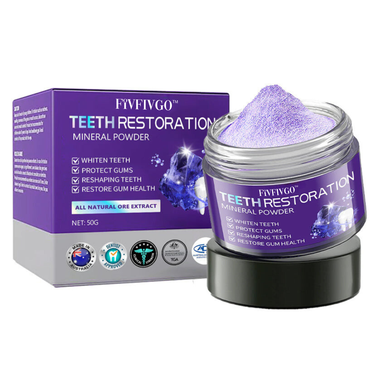 Fivfivgo® ULTRA Teeth Restoration Mineral Powder