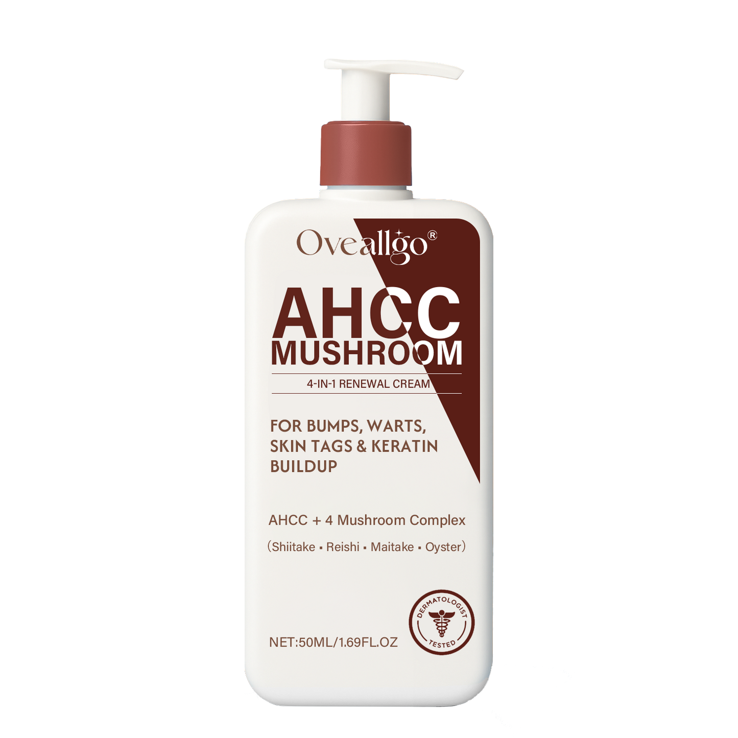 Oveallgo® AHCC MAX Mushroom 4-in-1 Renewal Cream