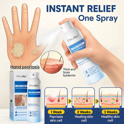 Oveallgo® Magnesium PRO Herbal Psoriasis Spray