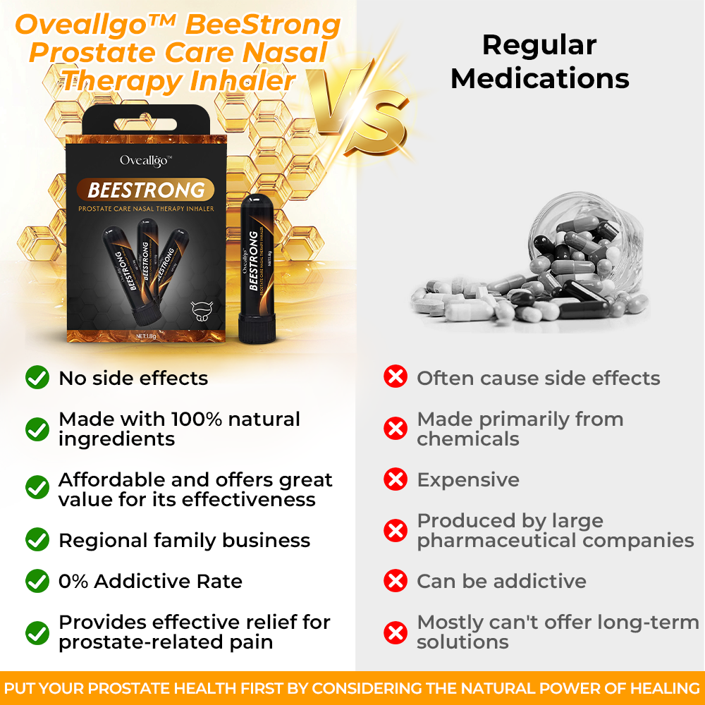 ✅Official Store: Oveallgo™ BeeStrong PROMAX Prostate Care Nasal Therapy Inhaler