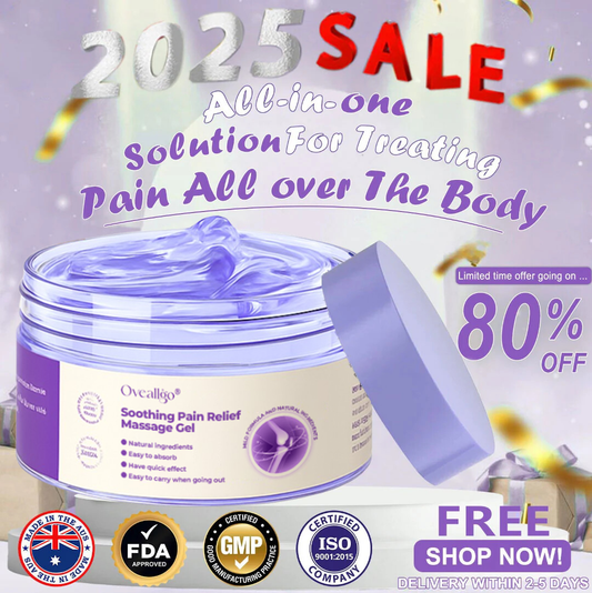 Oveallgo® Turmeric & Emu Oil Arthritis Soothing Pain Relief Massage Gel 👨‍⚕️