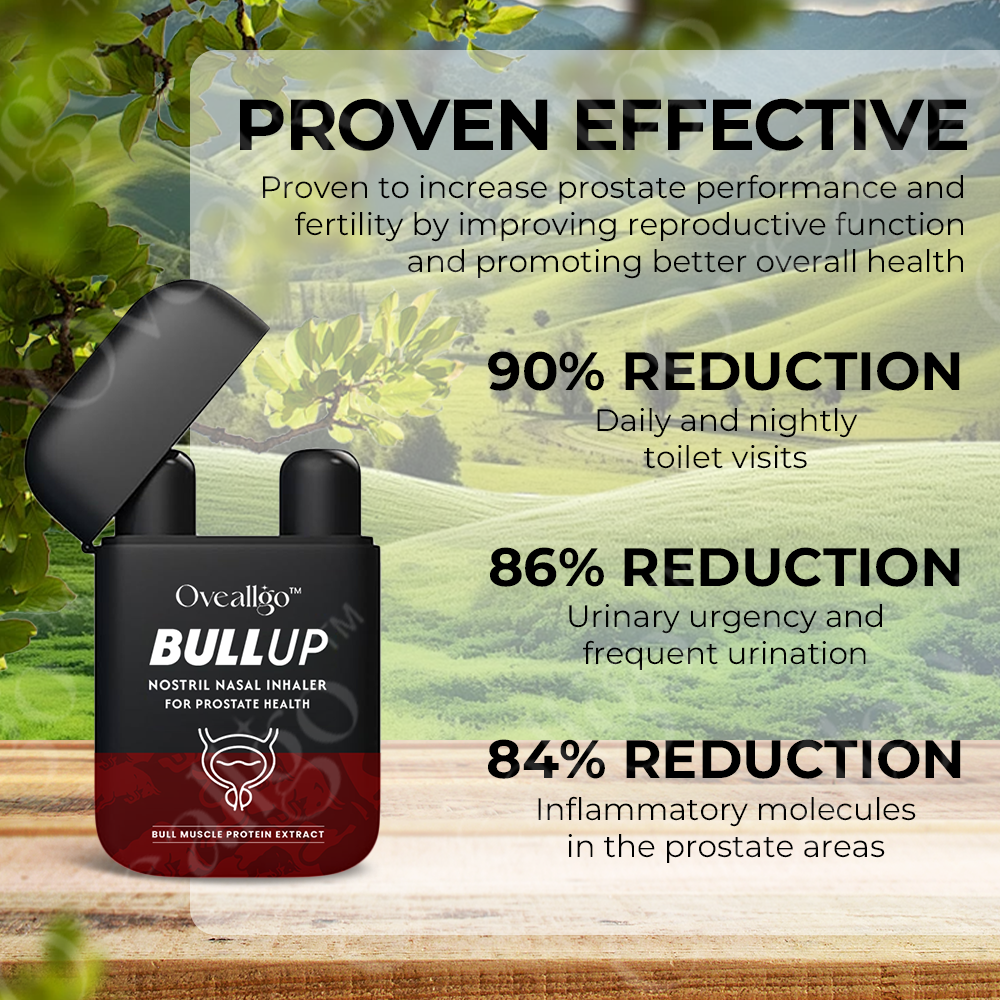 Oveallgo™ BullUp PRO Double Holes Nasal Inhaler for Prostate Health