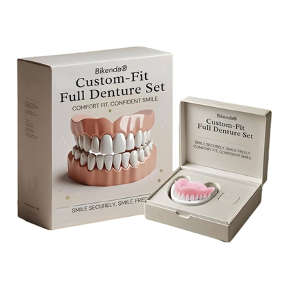 Bikenda® ULTRA Custom-Fit Full Denture Set