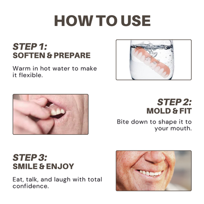 Bikenda® ULTRA Custom-Fit Full Denture Set