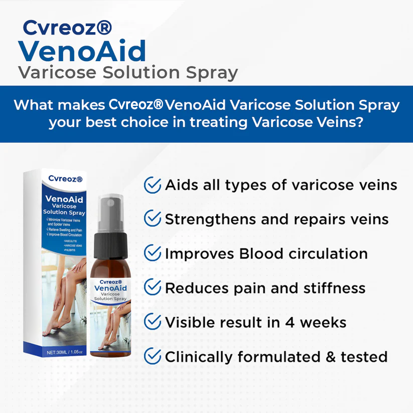 Cvreoz® VenoAid PRO Varicose Solution Spray