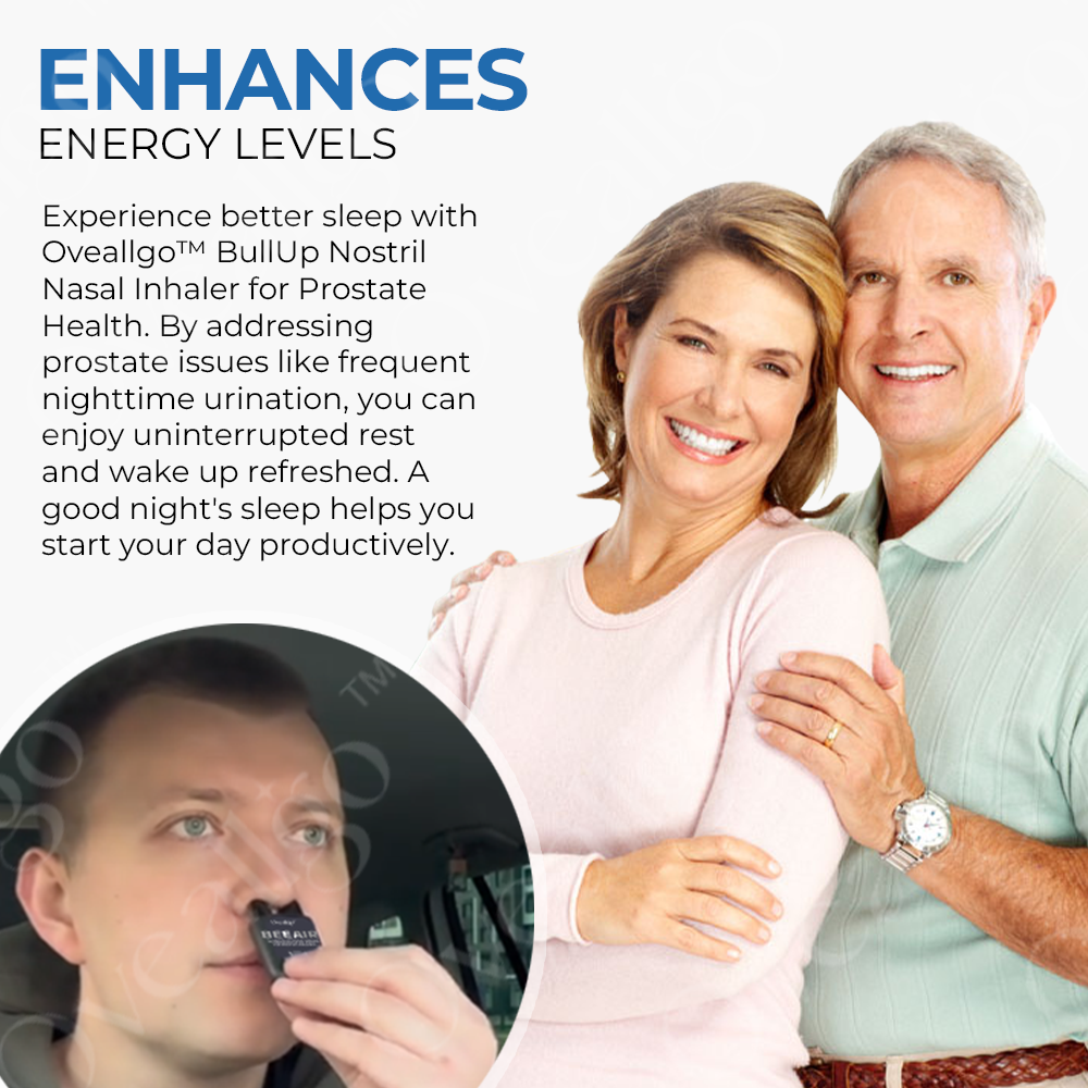 Oveallgo™ BeeAir Double Holes Nasal Inhaler for prostate Wellness