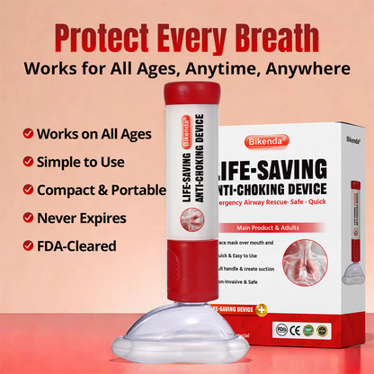 Bikenda® Fast Life-Saving Anti-Choking Device