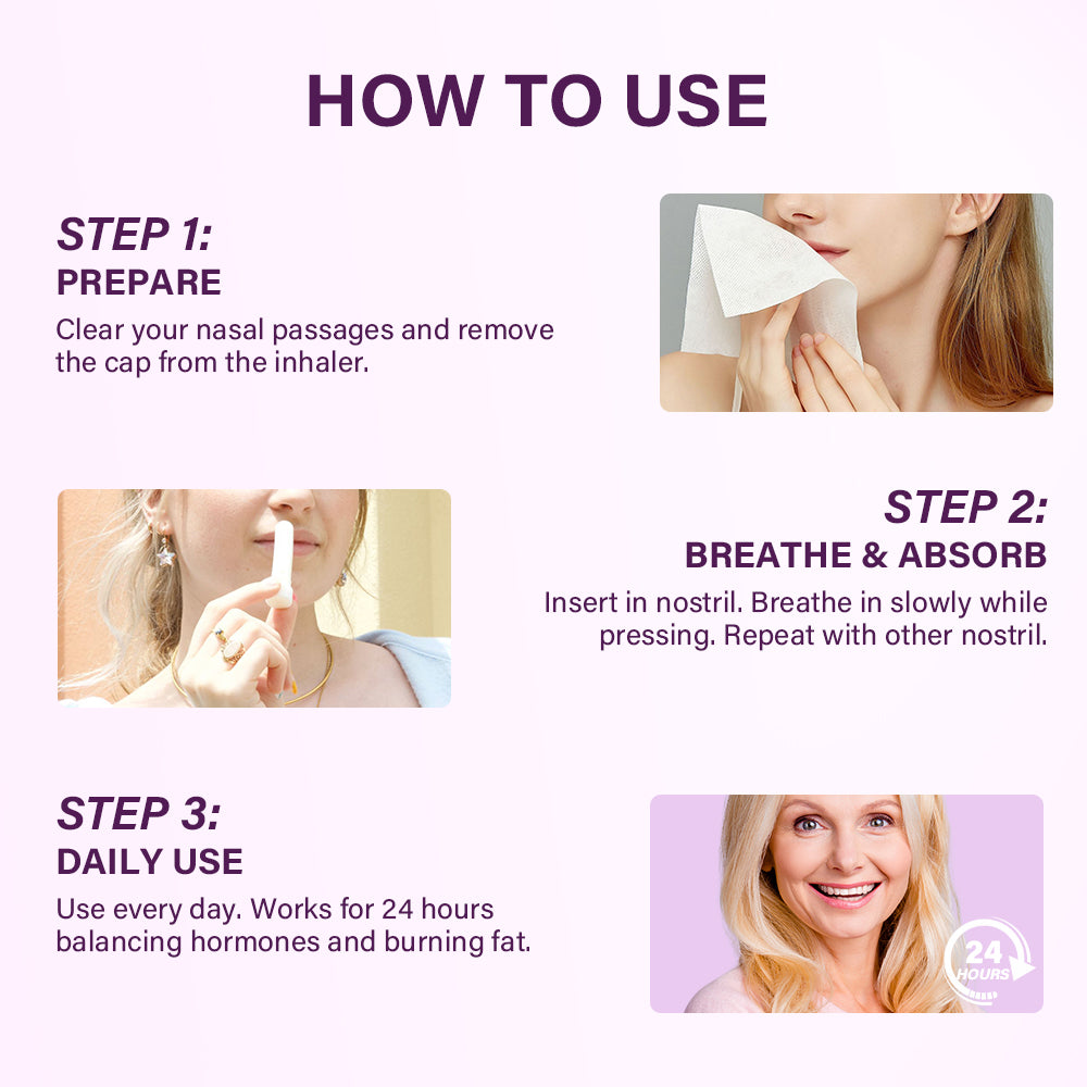 Oveallgo® Estradiol ULTRA Menopause Weight Loss Nasal Inhalation Stick