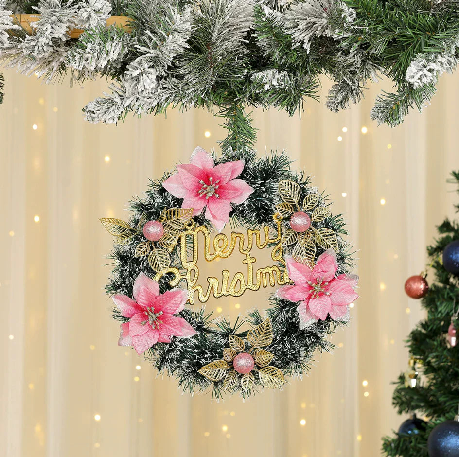 🌲 Oveallgo® Artificial Christmas Wreaths 🇺🇸 UV-Resistant, Premium Quality and Durable